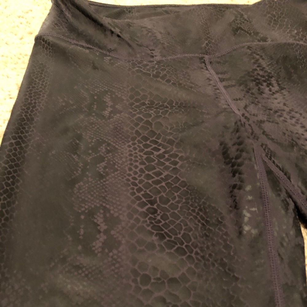 Snake skin leggings